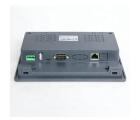 IHM industrial GL043E com tela TFT 4,3 polegadas, resolução 480x272px, 16,77 milhões de cores, proteção IP65, alimentação 24VDC e interfaces RS232, RS422, RS485 e Ethernet