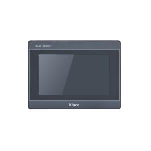 IHM industrial M2070HE com tela TFT 7 polegadas, resolução 1024x600px, 16,77 milhões de cores, proteção IP65, alimentação 24VDC, Ethernet 10/100 Mbps e interfaces RS232, RS422, RS485