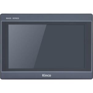 IHM industrial M2100E com tela TFT 10,1 polegadas, resolução 1024x600px, proteção IP65, alimentação 24VDC e interfaces RS232, RS422, RS485 e Ethernet