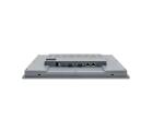 IHM industrial G2150E2 com tela TFT resistiva 15 polegadas, resolução 1024x768px, 16,77 milhões de cores, brilho 350 cd/m², contraste 2500:1, CPU 1,5GHz, 4GB eMMC, 512MB RAM, proteção IP65, dual Ethernet e interfaces RS232, RS422, RS485