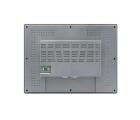IHM industrial G2150E2 com tela TFT resistiva 15 polegadas, resolução 1024x768px, 16,77 milhões de cores, brilho 350 cd/m², contraste 2500:1, CPU 1,5GHz, 4GB eMMC, 512MB RAM, proteção IP65, dual Ethernet e interfaces RS232, RS422, RS485