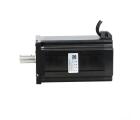 Motor de passo NEMA34 86AM120-14 com torque 12Nm, corrente de fase 6,0A, ângulo de passo 1,8°, flange 86mm, eixo 14mm, comprimento 155mm, peso 5,1kg, resistência 1,6Ω, indutância 8,3mH e proteção IP40