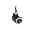 Servo motor SMK60S-0040-30VBK-5LSA com flange 60x60mm, potência 400W, alimentação 220VCA, torque 1,27Nm, velocidade 3000RPM, encoder óptico single turn, freio integrado e proteção IP65