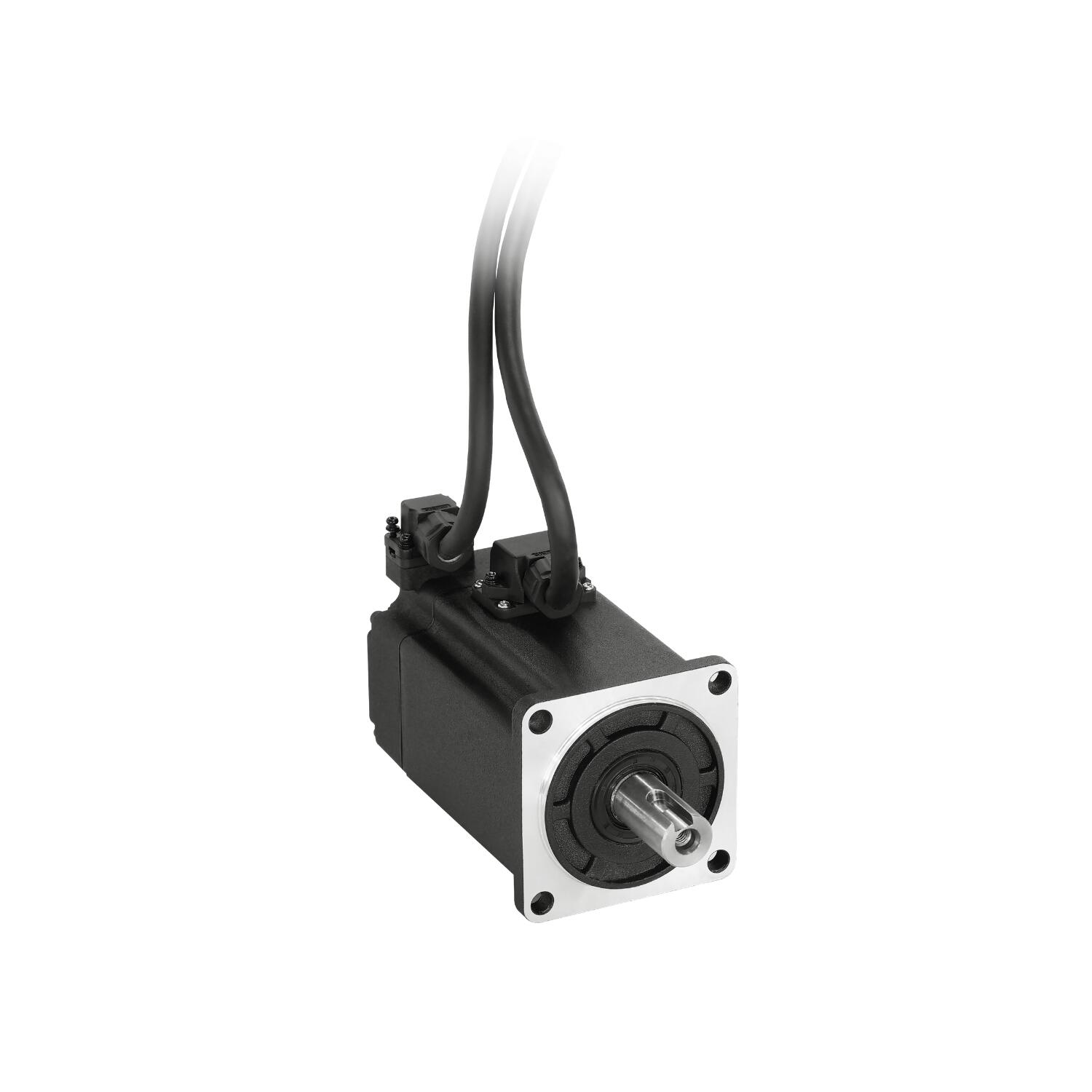 Servo motor SMK60S-0040-30VBK-5LSA com flange 60x60mm, potência 400W, alimentação 220VCA, torque 1,27Nm, velocidade 3000RPM, encoder óptico single turn, freio integrado e proteção IP65