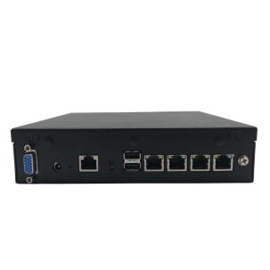 Appliance de segurança CAF-GM4MA com processador Intel Celeron J4125, 8GB DDR4, SSD 128GB, 4 portas RJ45, 1 porta console RJ45 com driver Intel I225, USB e VGA para redes corporativas e monitoramento