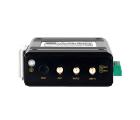 Roteador industrial COM-ROUTER-652R-W com WiFi integrado, conectividade 4G, 1 porta WAN, 1 porta LAN, 1 porta serial RS232/485, alimentação DC 9-36V e montagem trilho DIN para automação e telemetria industrial