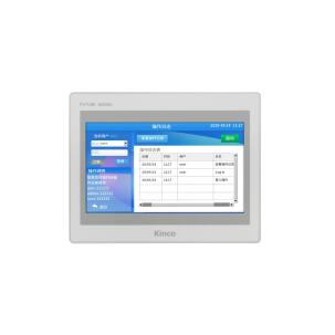 IHM industrial F2100E2 com tela TFT 10,1 polegadas, resolução 1024x600px, 16,77 milhões de cores, CPU Quad Core ARM 1,8GHz, 8GB eMMC, 1GB RAM, proteção IP65, duas portas Ethernet e interface RS232/422/485