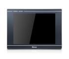 IHM industrial GL150E com tela TFT 15 polegadas, resolução 1024x768px, 65K cores, CPU ARM RISC 800MHz, 128MB DDR3, 256MB Flash, proteção IP65, Ethernet 10/100 Mbps e interfaces RS232, RS422, RS485