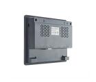 IHM industrial GL2070HE com tela TFT resistiva 7 polegadas, resolução 1024x600px, 16,77 milhões de cores, brilho 450 cd/m², CPU 1GHz, 256MB RAM, proteção IP65, Ethernet 10/100 Mbps e interfaces RS232, RS422, RS485