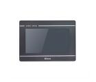 IHM industrial GL2070HE com tela TFT resistiva 7 polegadas, resolução 1024x600px, 16,77 milhões de cores, brilho 450 cd/m², CPU 1GHz, 256MB RAM, proteção IP65, Ethernet 10/100 Mbps e interfaces RS232, RS422, RS485