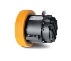 Conjunto de tração IWMC10420-07512-A180-MBDT com servo motor, redução 20:1, roda de poliuretano 180mm, encoder magnetoelétrico e freio integrado para aplicações industriais de 2 toneladas