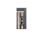 CPU CLP Kinco K615S-16DT com 8 entradas Source/Sink 24VDC até 30VDC, 8 saídas transistor PNP 300mA, 4 canais entrada alta velocidade 200KHz, 4 canais saída PWM 200KHz, Ethernet Modbus TCP, 2x RS485 Modbus RTU, CAN CANopen e suporte a 16 módulos de expansão série K6S