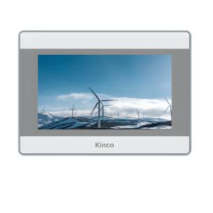 IHM industrial MT070E com tela TFT 7 polegadas, resolução 800x480px, 256K cores, proteção IP65, alimentação 24VDC, Ethernet 10/100 Mbps, USB Host e interfaces RS232, RS422, RS485