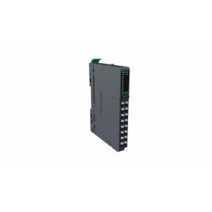 Módulo de expansão RB-2118 Decowell com 8 entradas digitais PNP 24VDC, isolamento por optoacoplador, terminais push-in, largura 12mm, fixação em trilho DIN e proteção IP20