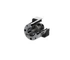Redutor planetário carcaça 70mm com razão de redução 1:5, torque nominal 45Nm, velocidade 3000RPM, eixo entrada 14mm, eixo saída 17mm, eficiência 97%, força radial 480N e axial 600N