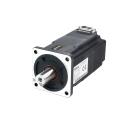 Servo motor SMK80S-0100-30VAK-5LSA com flange 80x80mm, potência 1000W, alimentação 220VCA, torque 3,18Nm, velocidade 3000RPM, encoder óptico single turn, freio integrado e proteção IP65