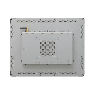 Painel PC industrial PPC-15RI54200UAW10I com tela touch resistivo 15 polegadas, processador Intel Core i5-4200U, 8GB DDR3L, SSD 128GB, proteção IP65, design fanless cableless e Windows 10 IoT para automação industrial