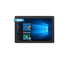 Monitor industrial VIEW-SL156CT de 15,6 polegadas com touch capacitivo, estrutura em alumínio, proteção IP65, resolução Full HD 1920x1080, entradas HDMI DVI e VGA, alimentação DC 12V e montagem em painel parede ou VESA