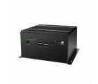 Box PC fanless WEBS-7102-6360UA com processador Intel Core i5-6360U, 8GB RAM, SSD 128GB, 6 portas COM, 2 portas RJ45, HDMI, VGA, 2 slots PCIe e alimentação 9-36VDC para automação industrial