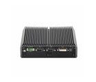 Box PC fanless barebone WEBS-DC-1200-N42-R10 com processador Intel N4200, 2 portas COM, 2 portas RJ45 e alimentação 9-48VDC para automação industrial, SCADA e sistemas embarcados
