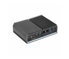 Box PC fanless barebone WEBS-DC-1200-N42-R10 com processador Intel N4200, 2 portas COM, 2 portas RJ45 e alimentação 9-48VDC para automação industrial, SCADA e sistemas embarcados