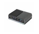 Box PC fanless barebone WEBS-DC-1200-N42-R10 com processador Intel N4200, 2 portas COM, 2 portas RJ45 e alimentação 9-48VDC para automação industrial, SCADA e sistemas embarcados