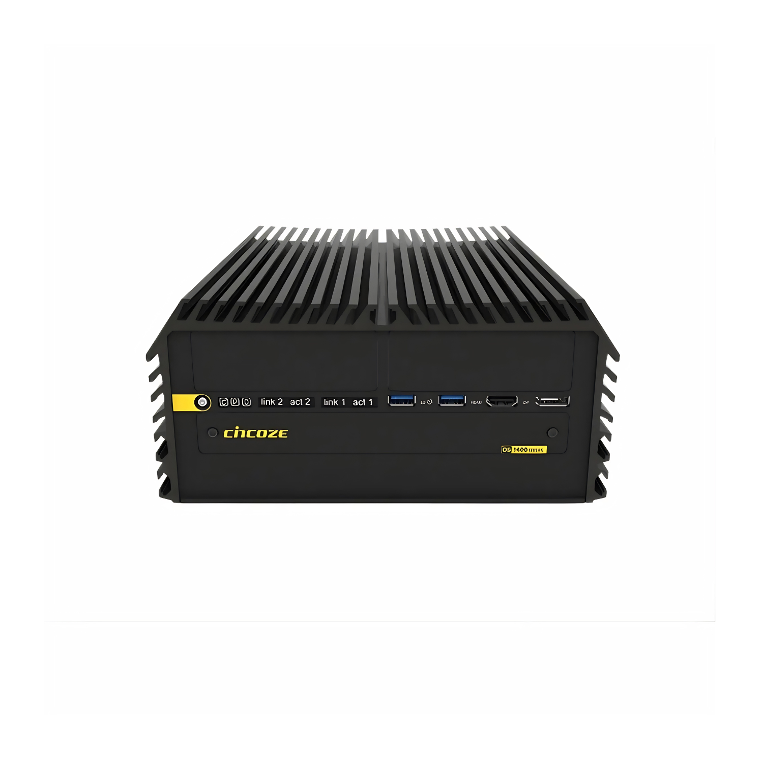 Box PC fanless cabledless WEBS-DS1401-I512B com processador Intel Core i5-12500TE, chipset R680E, 8GB DDR5, SSD 250GB, 2 portas COM, 2 portas RJ45 e alimentação 9-48VDC para automação e controle industrial