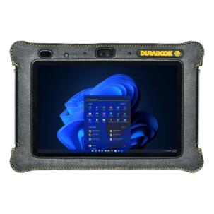 Tablet Industrial EX TB-R8EXI5 Durabook R8-EX com Intel Core i5-1230U, tela touch 8”, 8GB RAM, SSD 128GB, Windows 11 Pro, certificação ATEX Zona 2/22 e proteção IP66.