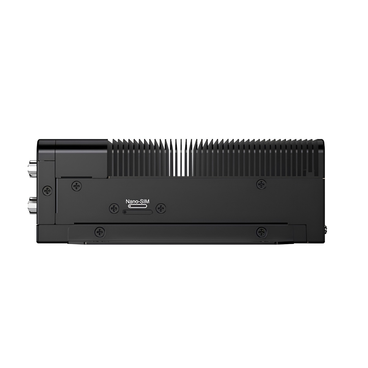 Box PC industrial fanless Portwell WEBS-2414-12555UGW11P com Intel Core i7-1255U, 16GB DDR4 SODIMM, SSD 500GB, 6x COM RS-232, 4x LAN RJ45 GbE, 4x USB, HDMI, VGA, entrada 9–36VDC e Windows 11 Pro para automação industrial, SCADA, controle serial e monitoramento.