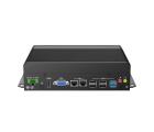 Box PC industrial fanless Portwell WEBS-2412-12555UGW11P com Intel Core i7-1255U, 16GB DDR4 SODIMM, SSD 500GB, 6x COM RS-232, 4x LAN RJ45 GbE, 4x USB, HDMI, VGA, entrada 9–36VDC e Windows 11 Pro para automação industrial, SCADA, controle serial e monitoramento.