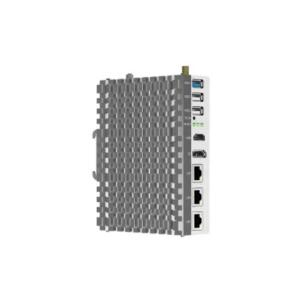 Box PC Industrial Fanless WEBS-PC6017, código WEBS-PC6017FW11P, com Intel Processor N97, 16GB DDR4 SO-DIMM, SSD mSATA 250GB, Windows 11 Pro, 3 portas LAN, RS232, RS485, USB 3.0, USB 2.0, HDMI, DisplayPort, alimentação DC 12~24V e instalação em trilho DIN.