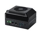 Computador industrial edge AI ASUS IoT PE1100N-V2NX16G-G com NVIDIA Jetson Orin NX 16GB, 157 TOPS, CPU 8x Arm Cortex-A78AE, GPU NVIDIA Ampere, 16GB LPDDR5, dual LAN Gigabit, HDMI, USB 3.2, COM RS-232/422/485, CAN bus e DIO isolado para automação industrial, visão computacional e inferência de IA na borda.