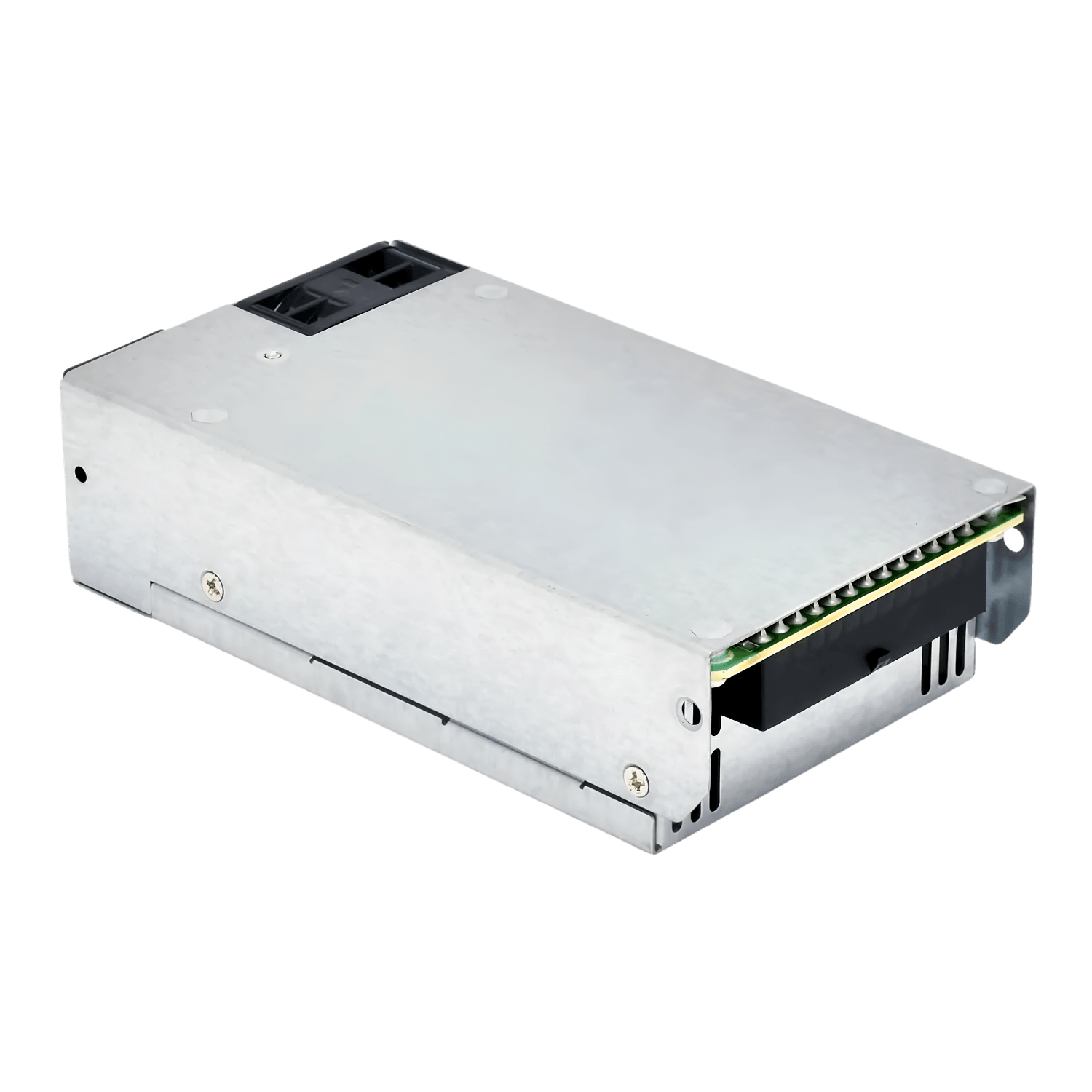 Fonte de alimentação industrial Seasonic SSP-300SUB com potência de 300W, formato Flex ATX v1.0, certificação 80 PLUS Bronze, entrada 100–240VAC, Active PFC, cabeamento modular, fan de 40mm com modo fanless em baixa carga e proteções SCP, OVP e OPP para sistemas compactos, servidores 1U e automação.