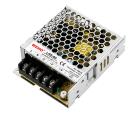 Fonte chaveada industrial WEHO WH-RS60W24, referência LRS-60-24, com saída 24VDC 2,5A, potência 60W, entrada 85–264VAC e 120–373VDC, caixa metálica, convecção natural e proteções contra curto-circuito, sobrecarga, sobretensão e sobretemperatura para automação industrial e painéis elétricos.