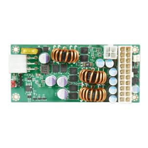 Fonte DC/DC industrial Portwell GADIWA-B9120 com entrada 9–29VDC, saída ATX, potência contínua de 120W, pico de 160W, eficiência superior a 90% e formato board type para sistemas embarcados.