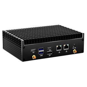 Mini Box PC Industrial WEBS-CK10F, código WEBS-CK10FI510CW10I, com Intel Core i5-10210U, 16GB DDR4, SSD 500GB, Windows 10 IoT, HDMI, DisplayPort, Dual LAN, portas USB, porta COM e alimentação DC para automação industrial, sistemas embarcados e controle de processos.