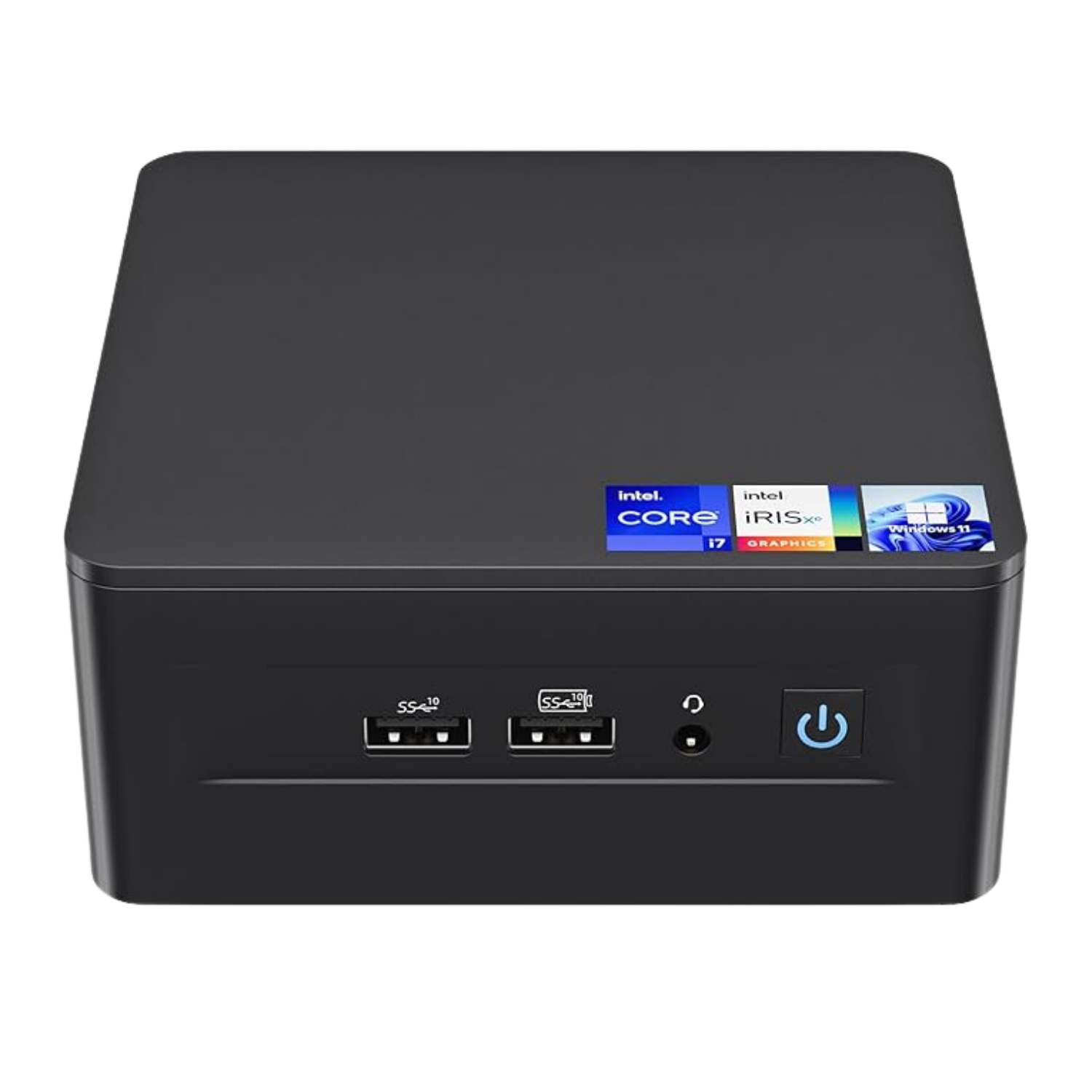 Mini PC Industrial NUC12PROG com Intel Core i7-1260P, 16GB RAM, SSD 500GB, 2 portas HDMI, LAN e Wi-Fi para automação, supervisão e aplicações embarcadas.