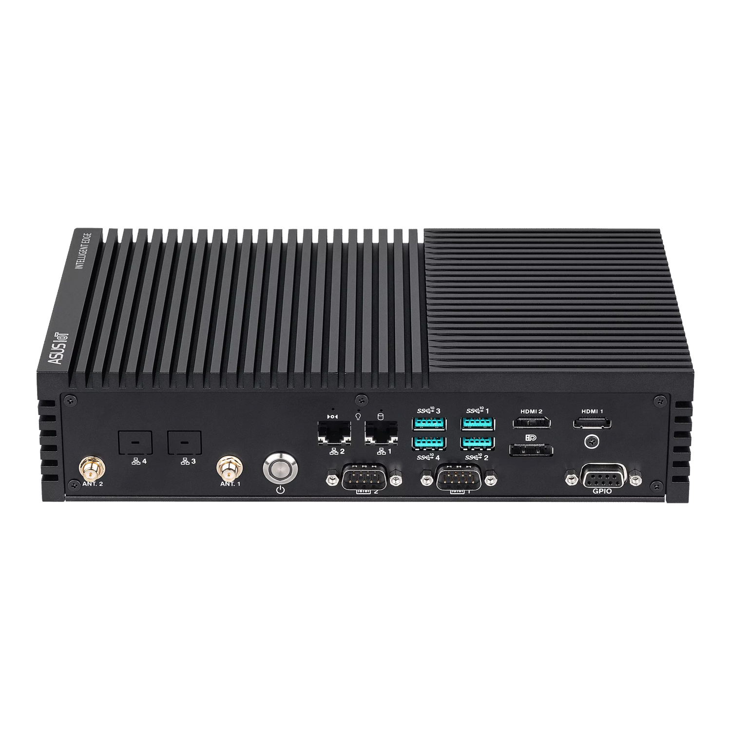 Box PC Industrial Portwell PE2000U-I512BW11PTD com Intel Core i5-1245UE, 8GB DDR5, SSD 256GB, Dual LAN, portas COM, HDMI, DisplayPort e Windows 11 para automação industrial.
