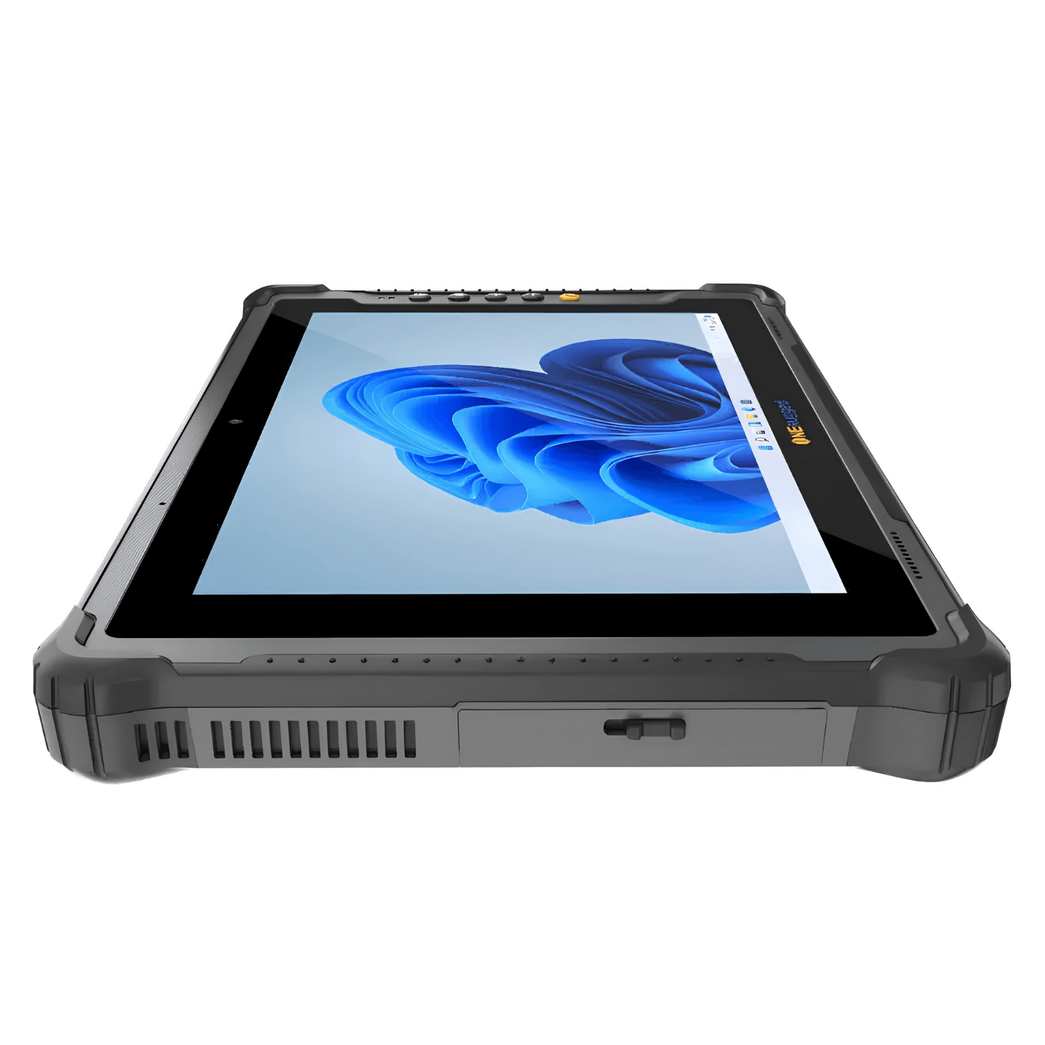Tablet Industrial Rugged ONERugged M10A, código TB-PEM-M10AI7FW11P, com tela 10,1”, proteção IP65, Intel Core i7-1255U, 16GB RAM, SSD 256GB, Windows 11 Pro, Wi-Fi, GPS, 4G e câmeras integradas.