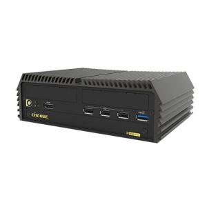Box PC Industrial Fanless Portwell WEBS-DI1200-1245UEFW10I4G com Intel Core i5-1245UE, 16GB DDR5, SSD 256GB, Windows 10 IoT, 4G LTE, HDMI, 2 DisplayPort, Dual LAN, USB e portas COM.