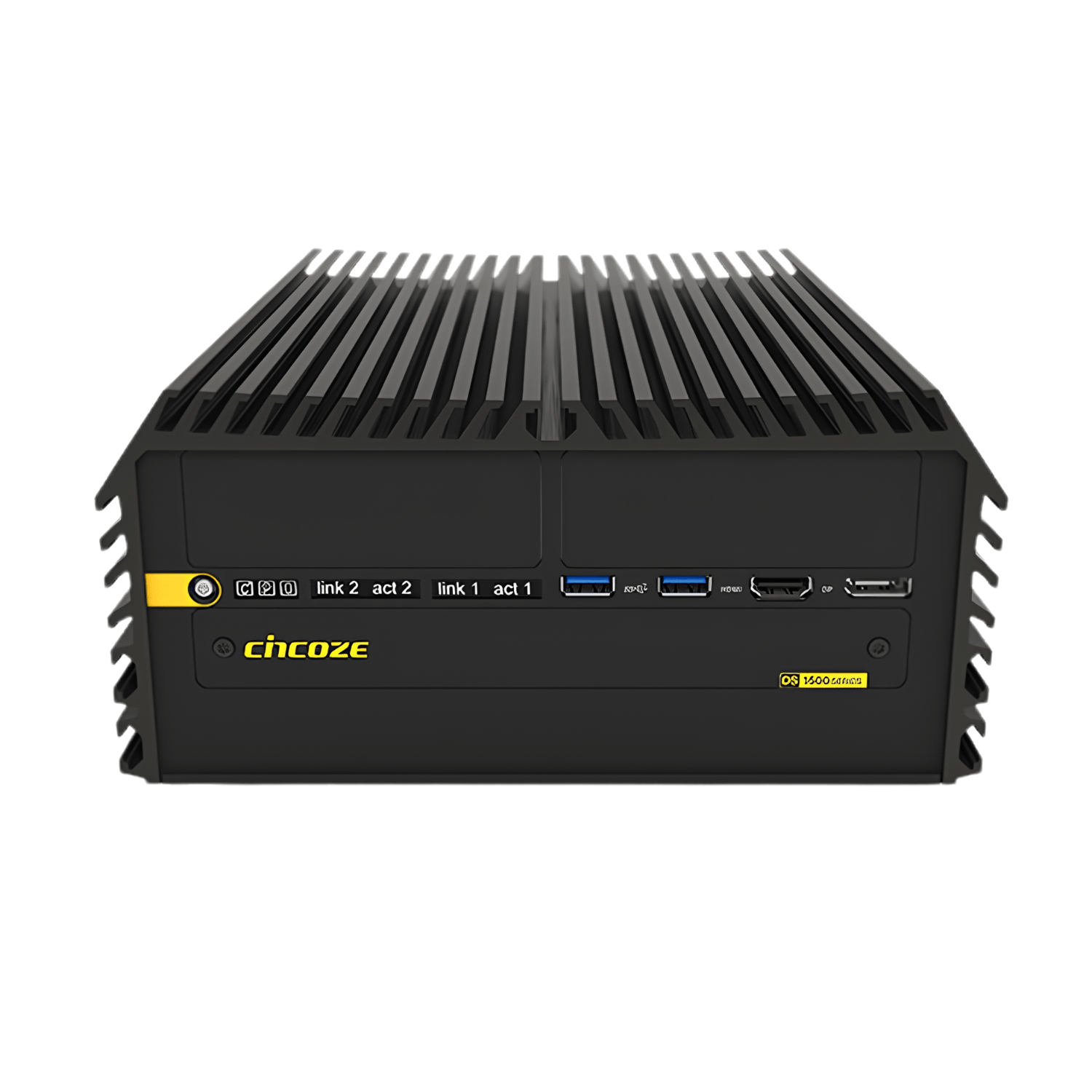 Box PC Industrial Fanless Portwell WEBS-DS1501-IDT com Intel Core Ultra 7, chipset Intel W880, 16GB DDR5, SSD 500GB, Wi-Fi, interfaces COM, RJ45 e alimentação 9–48VDC.