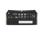 Box PC Industrial Fanless Portwell WEBS-DS1501-IDT com Intel Core Ultra 7, chipset Intel W880, 16GB DDR5, SSD 500GB, Wi-Fi, interfaces COM, RJ45 e alimentação 9–48VDC.